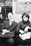 Sleeping Salaryman on Subway