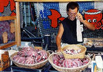 TakoYaki Man on Cellphone