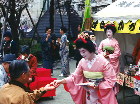 Geisha Serving Tea